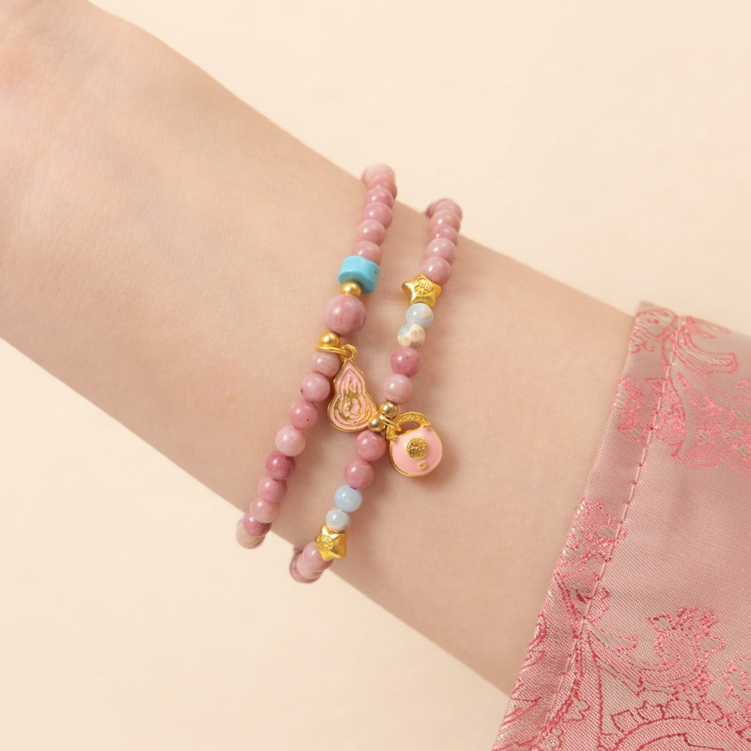 Exquisite Pink Bracelet
